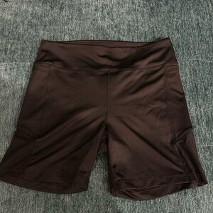Pink active bike shorts